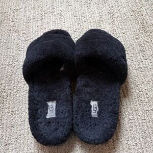 UGG Cozetta Curly Slides Black